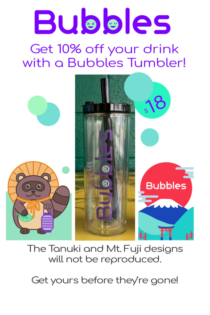 Bubbles Tumbler offer